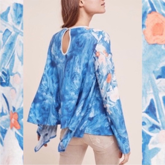 Anthropologie Meadow Rue "Linen
Fields" Swing Top - Picture 11 of 12